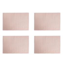 Habitat Ribbed Set of 4 Placemats - Blush