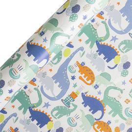 Argos Home Roll of Dinosaur Wrapping Paper - 10m