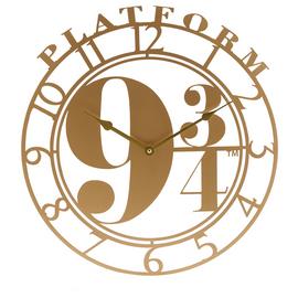 Warner Bros Harry Potter Wall Clock - Gold