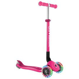 Globber Expert Foldable 3 Wheel Scooter - Pink