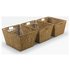 Argos Home Set of 3 Large Seagrass Storage Baskets - Natural