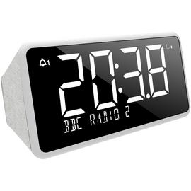 Bush Oxford DAB+/FM Clock Radio - White