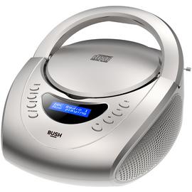 Bush Carnaby DAB+/FM Boombox with CD Player - Silver
