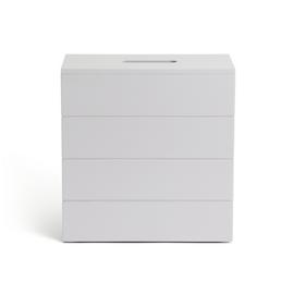 Argos Home Tongue and Groove Toilet Roll Holder - Grey