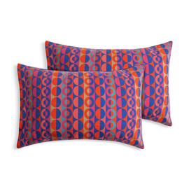 Habitat 60 Ronda Jacquard Pillowcase Pair by Margo Selby