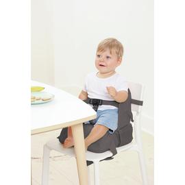 BabyToLove Travel waterproof booster seat with storage grey