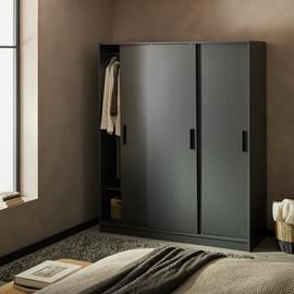 Argos Home Nova 3 Door Sliding Wardrobe - Anthracite
