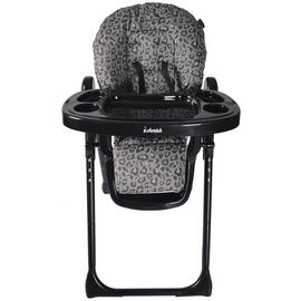 My Babiie MBHC8 Premium Highchair - Black Leopard
