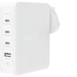 Belkin 140W 4 Port GaN Wall Charger with Travel tips -White