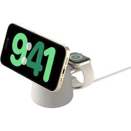Belkin 2 in 1 15W MagSafe Compatible Wireless Charger - Sand
