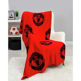 Manchester UTD Fleece Throw - Red