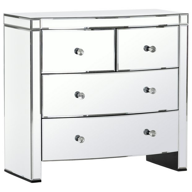 Argos mirrored store drawers