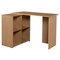 Argos Home Calgary Corner Office Desk - Oak Effect
