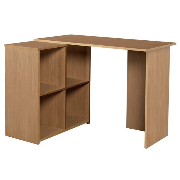 Buy HOME Calgary Corner Desk Oak Effect at Argos.co.uk Your Online