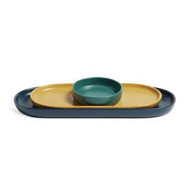 Habitat Matte Glaze Stoneware Multi Serving Platter
