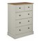 Argos Home Kensington 3+2 Drw Chest - Soft Grey & Oak Effect