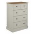 Argos Home Kensington 3+2 Drw Chest - Soft Grey & Oak Effect