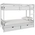 Argos Home Josie White Bunk Bed with Drawers