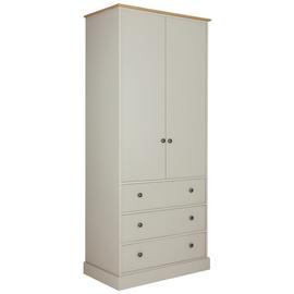 Argos Home Kensington 2Dr 3Drw Wardrobe - Grey & Oak Effect