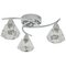 Argos Home Leilani 3 Light Glass Ceiling Light - Silver