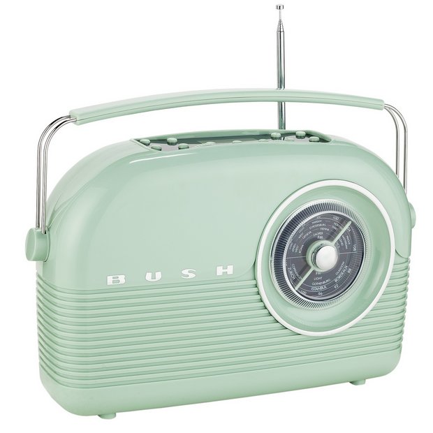 Buy Bush Classic Retro DAB Radio Sage Green Radios Argos