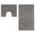 Argos Home Bath and Pedestal Mat Set - Flint Grey