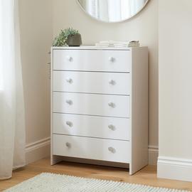 Argos Home Seville 5 Drawer Chest - White