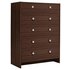 Argos Home Seville 5 Drw Chest of Drawers - Dark Oak Effect