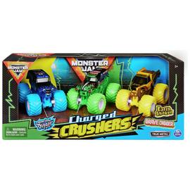 Monster Jam 1:64 Charged Crushers 3 Pack