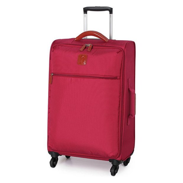 Buy IT Luggage Ultralight Spinner Small 4 Wheel Suitcase Red at Argos