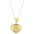 Bracci 9ct Gold Solid Look Puffed Heart Pendant Necklace.