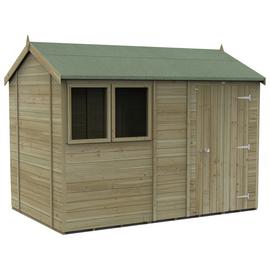 Forest Timberdale 2 Windows Reverse Apex Shed - 10 x 6ft