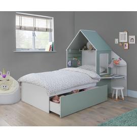 Argos Home Boutique House Single Cabin Bed & Kids Mattress