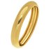 Revere 9ct Gold Rolled Edge Wedding Ring4mm