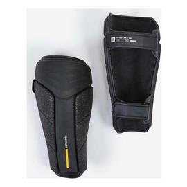 Decathlon 500 Ergonomic Shin Guards - Black, L