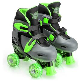 Xootz LED Quad Skates - Green