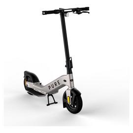 Pure Electric Advance+ Electric Scooter for Adults -  Silver