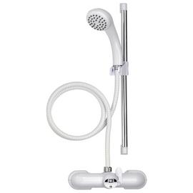 Croydex 3 Piece Bathroom Shower Set - White