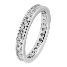 Revere Sterling Silver Cubic Zirconia Full Eternity Ring