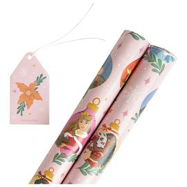 Disney Princess 2 Piece Wrapping Paper Set