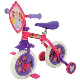 Disney Princess 2-in-1 10 Inch Wheel Size Training Bike