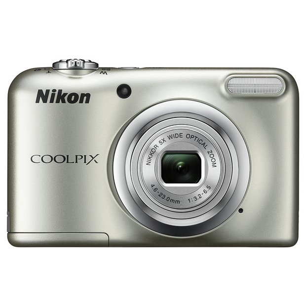 Buy Nikon Coolpix A10 16mp 5x Zoom Compact Camera - Silver At Argos.co 