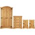 Argos Home Puerto Rico 4 Piece Wardrobe Set - Light Pine