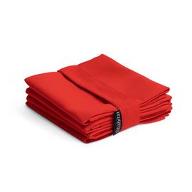 Habitat Festive Pack of 4 Napkins - Red