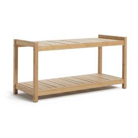 Habitat Eave Bamboo 2 Shelf Shoe Rack - Natural