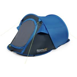 Regatta Malawi 2 Man 1 Room Pop-Up Tent - Blue