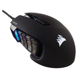 Corsair Scimitar RGB Elite Wired MMO Gaming Mouse - Black