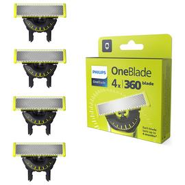 Philips OneBlade Replacement Razor Blade Heads x 4, QP440/50