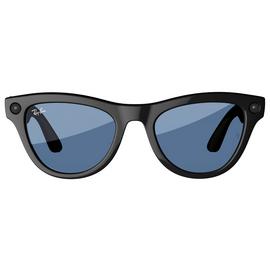 Ray-Ban Meta Skyler - Shiny Black, Transitions Cerulean Blue