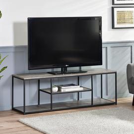 Julian Bowen Staten TV Unit - Black & Grey